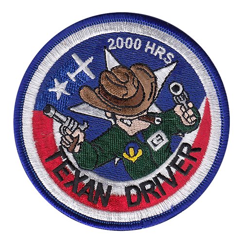 T-6A Texan Driver 2000 Hours Patch