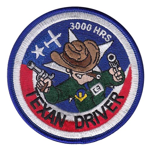 T-6A Texan Driver 3000 Hours Patch 