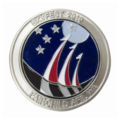 SkyFest 2010 Custom Air Force Challenge Coin