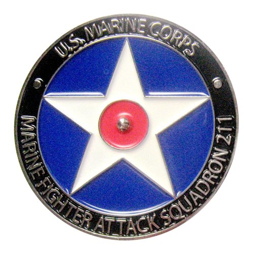 VMFA-211 Spinner Challenge Coin - View 2