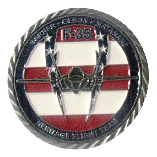 F-35 Heritage Flight Team 2018 Challenge Coin