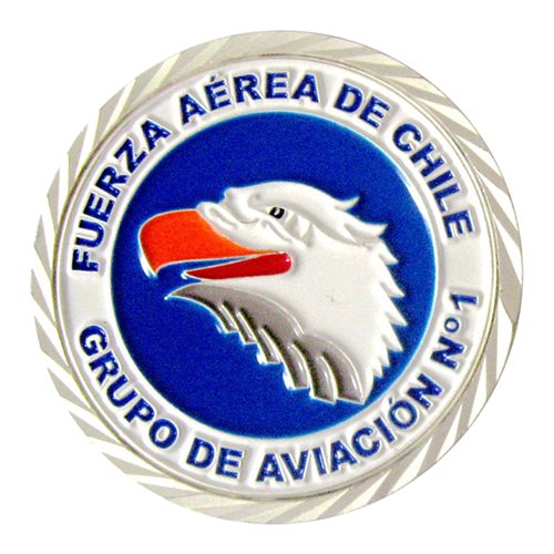 Chilean Air Force 1st Combat Squadron Challenge Coin