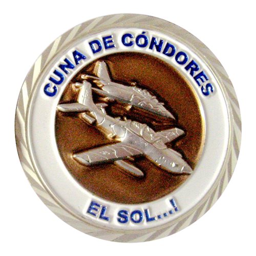 Chilean Air Force 1st Combat Squadron Challenge Coin - View 2