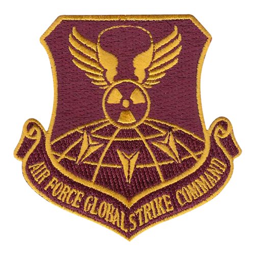 AFGSC Maroon Patch