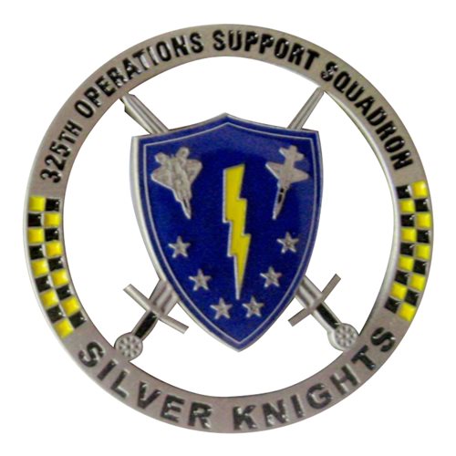 325 OSS Silver Knights Challenge Coin - View 2