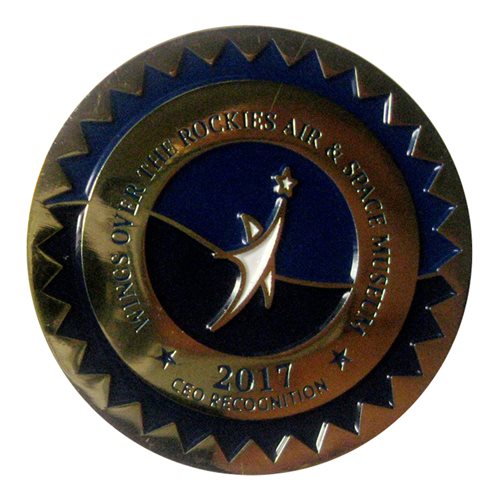 Wings Over the Rockies Air and Space Museum 2017 Challenge Coin - View 2