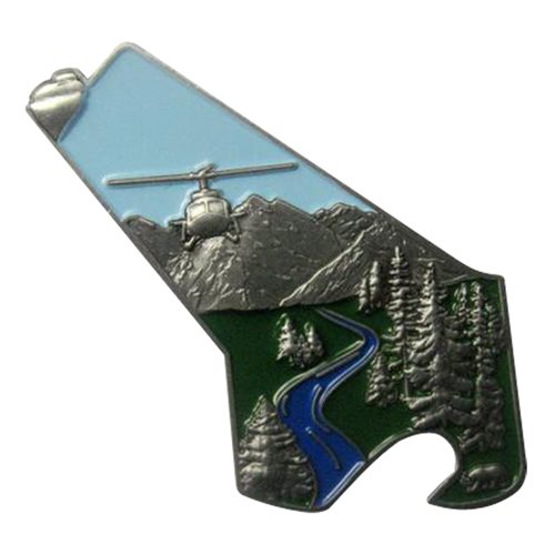 40 HS Tail Flash Bottle Opener Challenge Coin