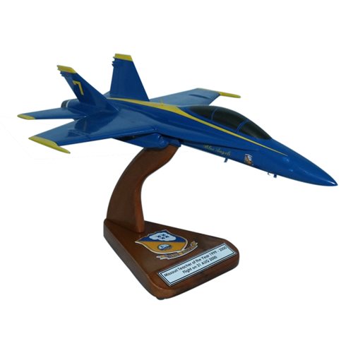 Design Your Own USN Blue Angels F/A-18C Custom Aircraft Model - View 7