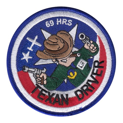 T-6A Texan Driver 69 Hours Patch