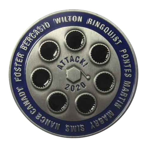 A-10 Demo Team 2020 Challenge Coin - View 2