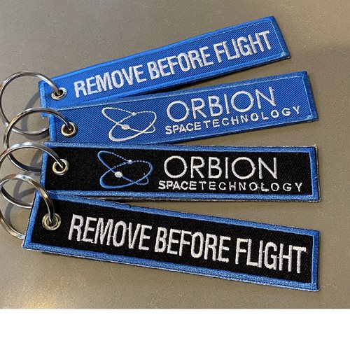 Orbion Space Technology Blue RBF Key Flag - View 2