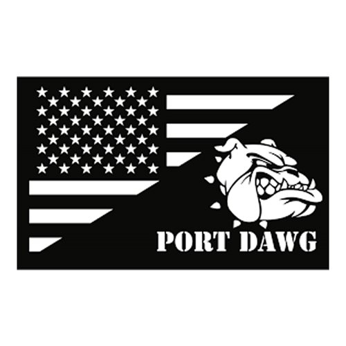 Port Dawg Flag Patch