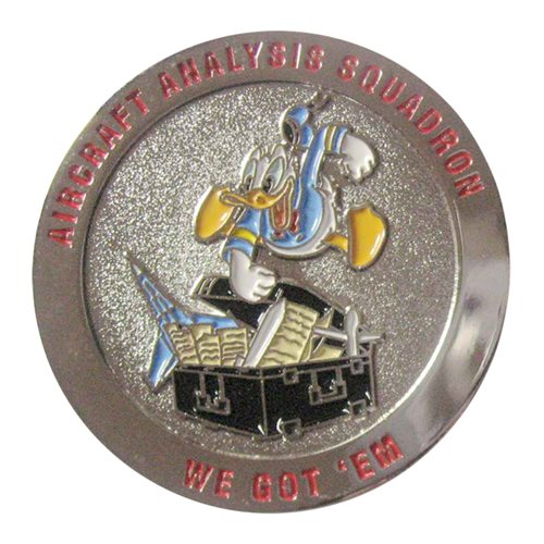 Aircraft Analysis Squadron Challenge Coin - View 2