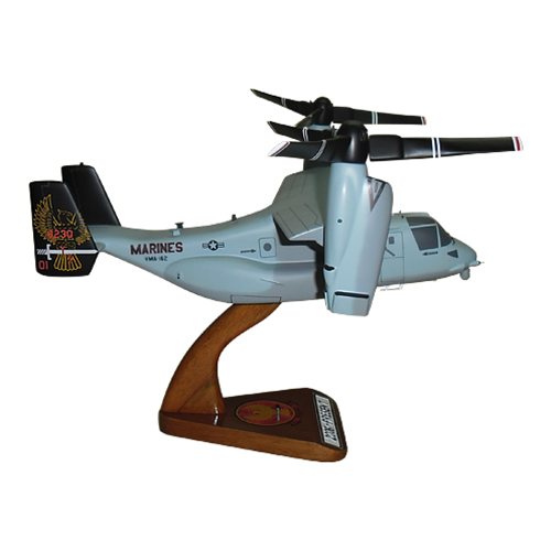 VMM162 MV22 Custom Helicopter Model Custom MV22 Osprey Wooden