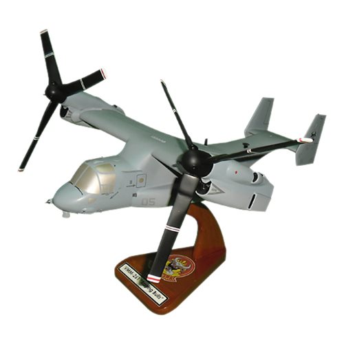 VMM261 MV22 Custom Helicopter Model Custom MV22 Osprey Wooden