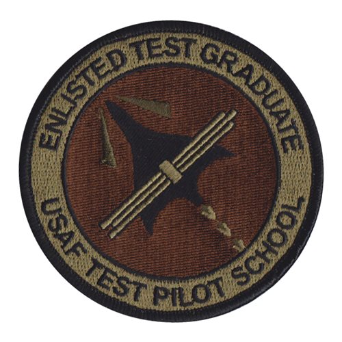 USAF Test Pilot School Enlisted Test Graduate OCP Patch