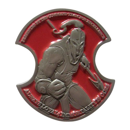 A 1-7 ADA Command Team Challenge Coin - View 2
