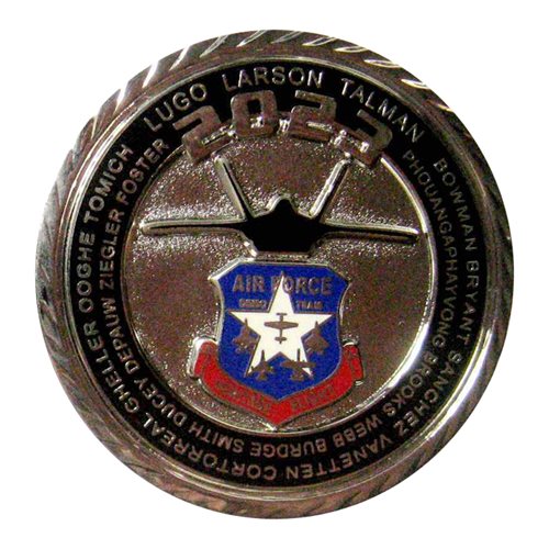 F-22 Demo Team 2023 Silver Challenge Coin - View 2