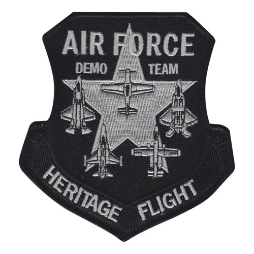 USAF Heritage Flight Demo Team Black Patch 