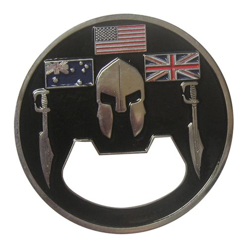 AFCENT A3 Bottle Opener Challenge Coin - View 2