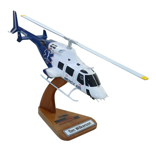 Bell 222 Helicopter Model - View 4