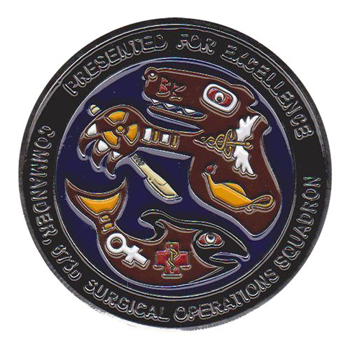 673 MSGS Custom Air Force Challenge Coin - View 2