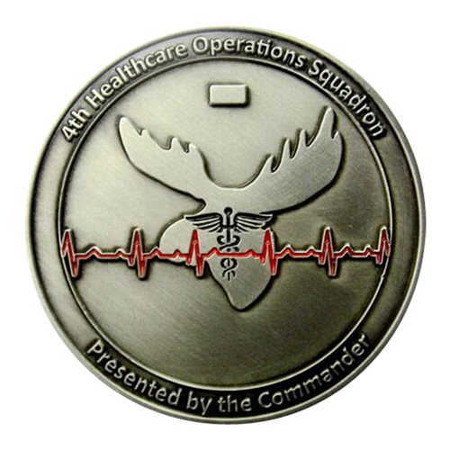 4 HCOS Commander Challenge Coin