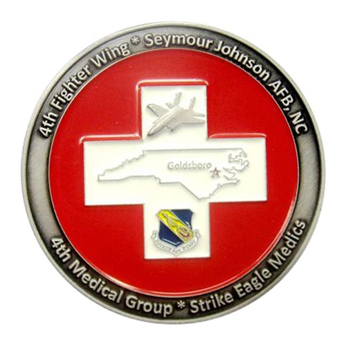4 HCOS Commander Challenge Coin - View 2