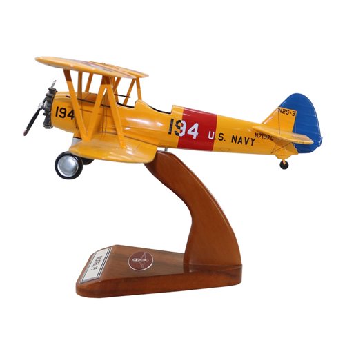 Design Your Own Boeing Stearman Model 75 PT-17 Custom Aircraft Model - View 2