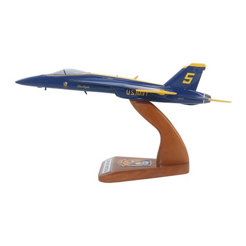 Design Your Own USN Blue Angels F/A-18E Custom Aircraft Model - View 2