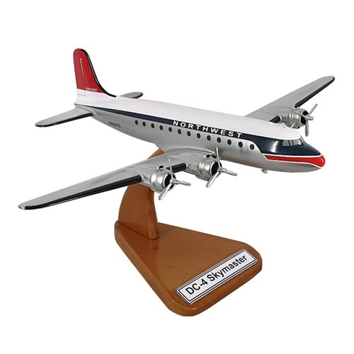 Northwest Airlines DC-4 Skymaster Custom Aircraft Model - View 4