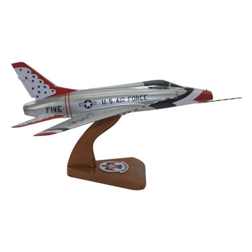 Design Your Own F-100 Super Sabre Wooden Airplane Model - View 6
