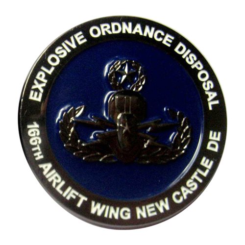166 AW EOD Challenge Coin