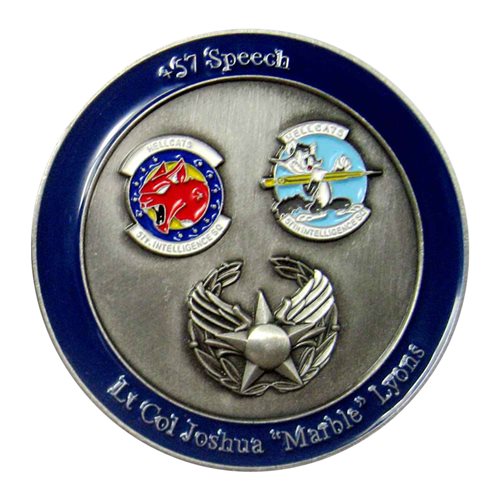 57 IS Commander Challenge Coin - View 2