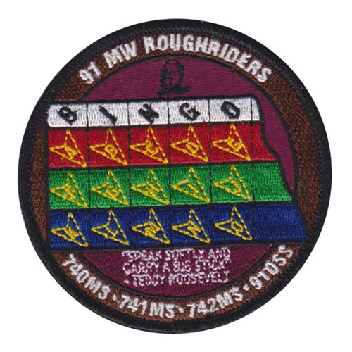 91 MW Rough Riders Patch