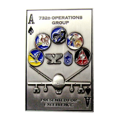 732 OG MQ-9 Joker Command Challenge Coin