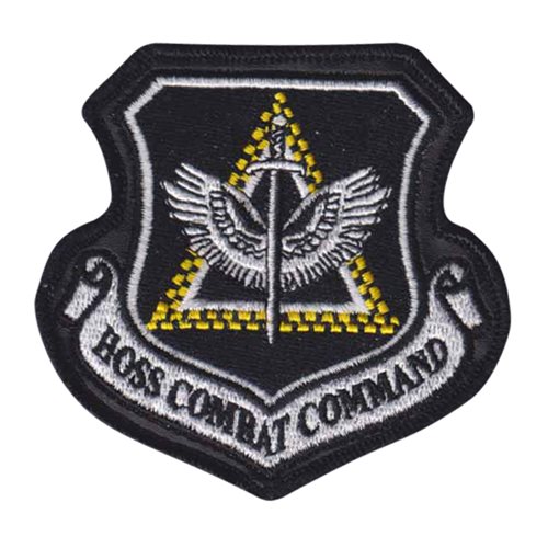 17 WPS Hoss Combat Command Patch with Leather