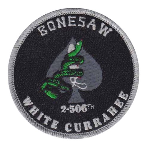 2-506 White Currahee Patch