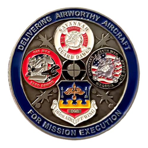 165 MXG Command Chief Challenge Coin - View 2