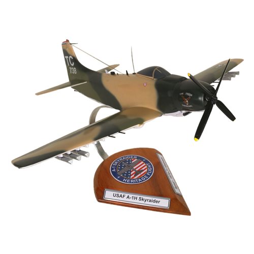 Design Your Own A-1H Skyraider Custom Aircraft Model - View 5