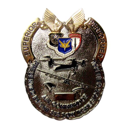 352 SOW Inspector General Challenge Coin - View 2