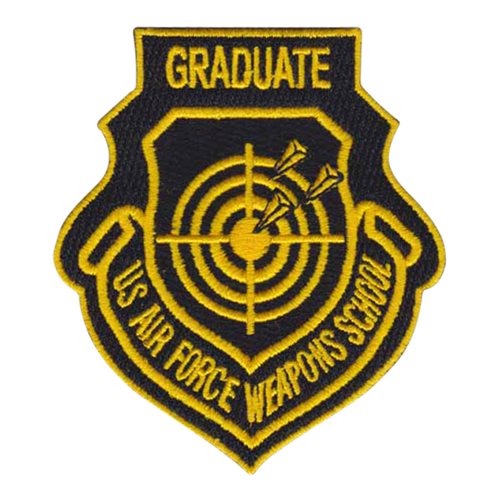 91 OG USAF Weapons School Graduate Gold Patch
