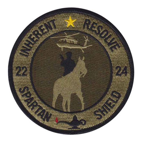 B Co. 1-106th AHB Spartan Shield Patch