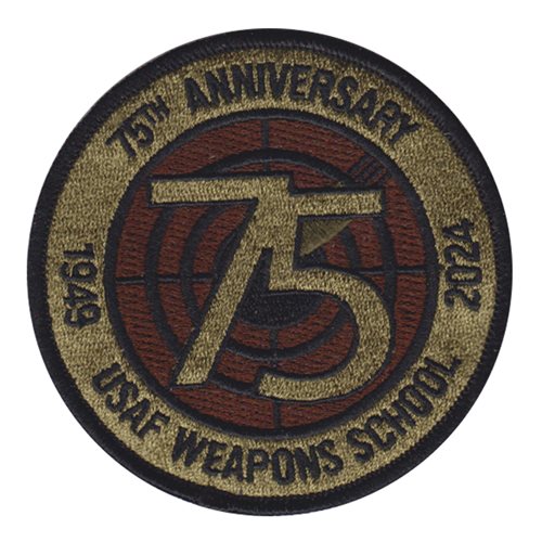 USAF Weapons School 75th Anniversary OCP Patch