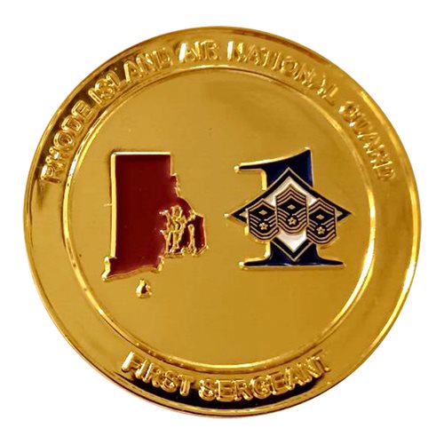 143 AW Rhode Island ANG Challenge Coin - View 2