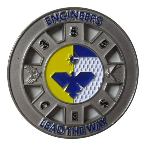 355 CES Custom Air Force Challenge Coin - View 2