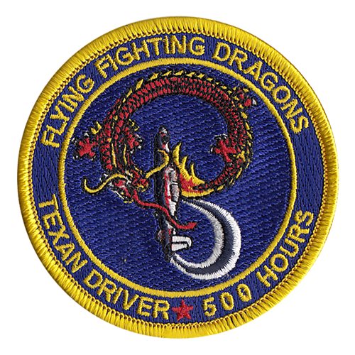 33 FTS T-6A 500 Hours Patch 