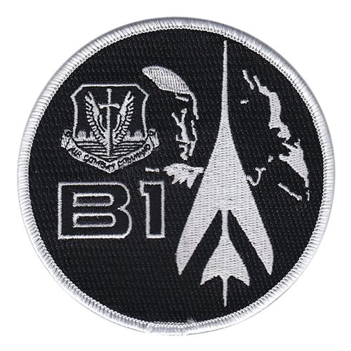 B-1B Profile Black Patch 