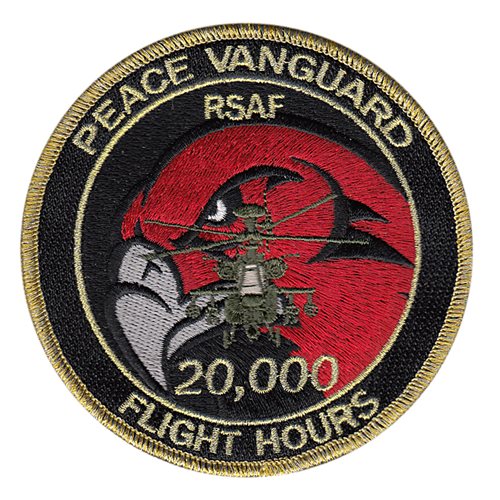 Peace Vanguard AH-64 20,000 Hours patches