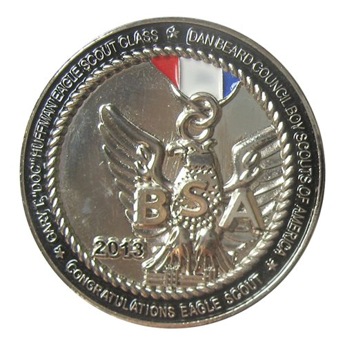BSA Dan Beard 2013 Custom Air Force Challenge Coin